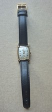 Boxed Bulova hand wound President tank watch. Working, in very good condition