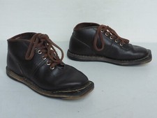 Vintage Ski Boots Old Leather