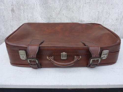 Old suitcase classic car - suitcase, braun