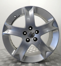 PEUGEOT 407 17'' SILVER  ALLOY WHEEL RIM DV138-T01 (R-350)