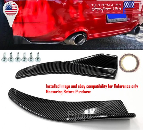 Curved carbon black rear - carbon/black,