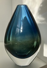 Sven Palmqvist Kraka Glass Vase Model 349 Oreffors Mid Century Classic 