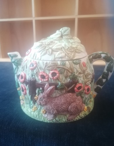 Tea pot rabbits village - tea,