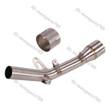 Motorcycle Exhaust Middle Link Pipe Connect Tube For Kawasaki Z900RS 2018-2025