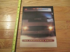 Winnebago Brave Motorhome Camping Poster Vintage Dealer sales brochure