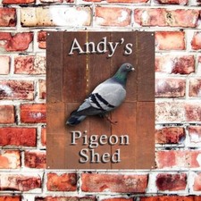 Personalised Pigeon Loft Sign