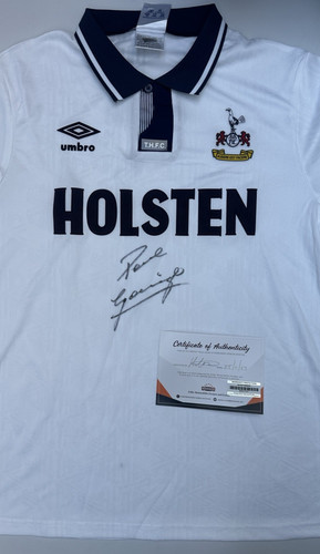 Paul gascoigne signed 1991 - signed,