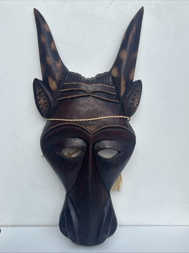 Hand carved wooden bull - carved,