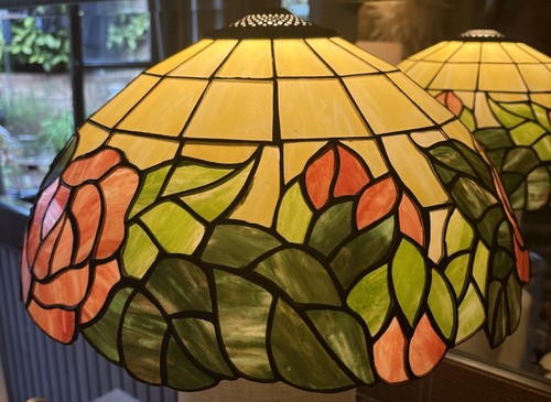 Tiffany style stained - ,
