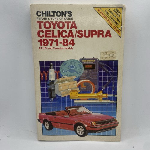 Chilton toyota celica supra - chilton,