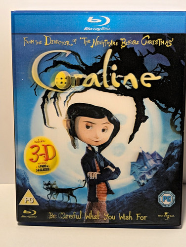 Coraline blu ray 3d - coraline, 3d/2d