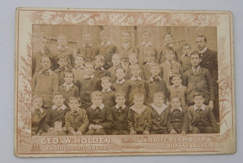 Cabinet card schoolboys - of, schoolboys,