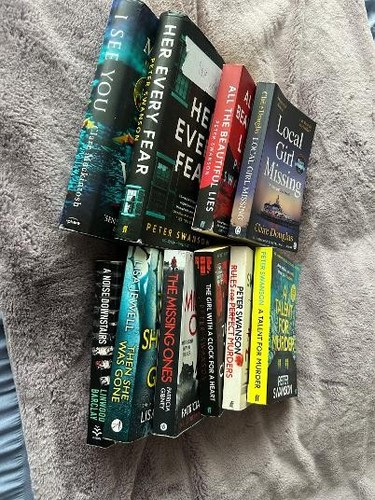Ten hardback and paperback