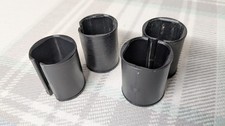 4 X PRESTON SEAT BOX LEG INSERTS 30mm TO 23mm PRESTON SQUARE LEGS / FISHING