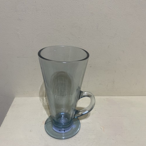 Tesco glass latte mug - latte, smoke