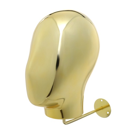 Wall mounted wig mannequin - wall-mounted,