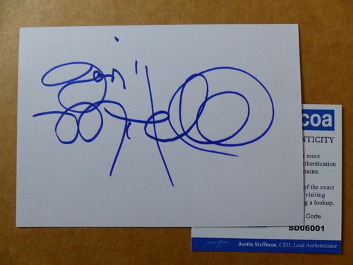 Joni mitchell signed autograph - joni,