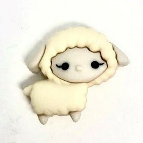 Cute little lamb farm sheep - little,
