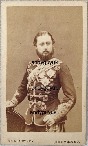 Cdv prince wales military - prince, of