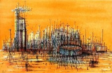 CARZOU JEAN LITHOGRAPH