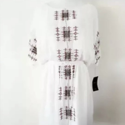 Zara ecru embroidered - zara, ethnic