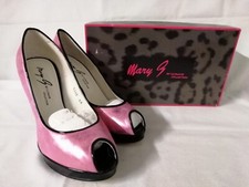 Mary G Pink Peep Toe Court
