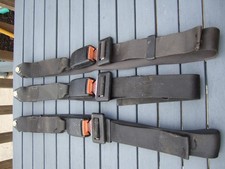 2 point lap seat belts 3No