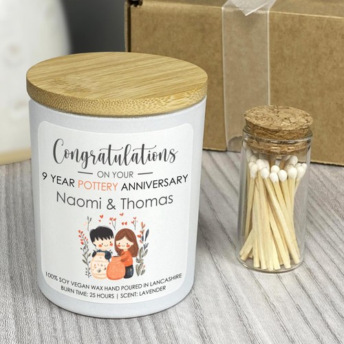Personalised 9th wedding - 9th,