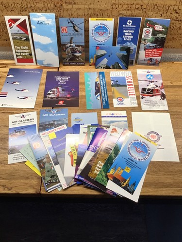 Helicopter lot pamphlets - lot, tours