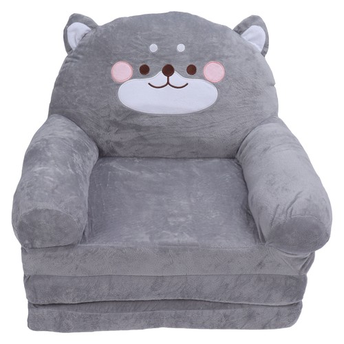 Foldable gray couch - gray, chair