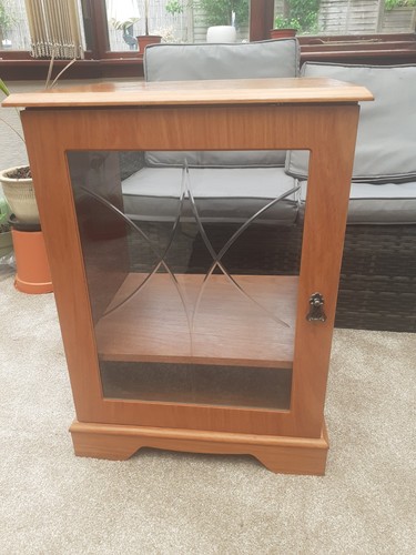 Teak cabinet with - hi-fi, (with