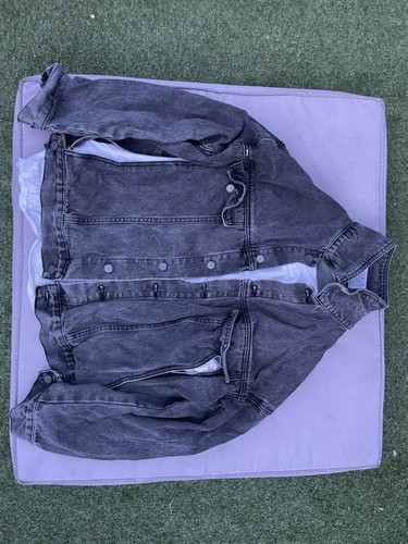 Mango grey denim jacket medium - mango,