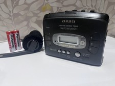 SERVICED Aiwa HS-TX446 Auto Reverse Personal Stereo Cassette Player Walkman