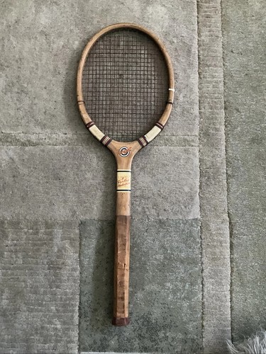 Antique tennis racquet - racquet, dunlop