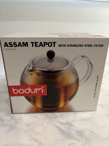 Bodum assam clear glass teapot - assam,
