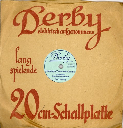 Schellackplatte kleinformat - schellackplatte,