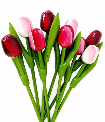 Wooden tulips holland - 9,