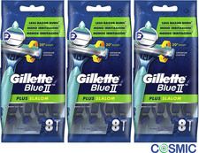 3 X Gillette Blue II Plus