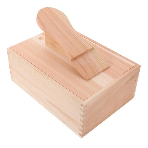 Wooden care tools storage box - care,
