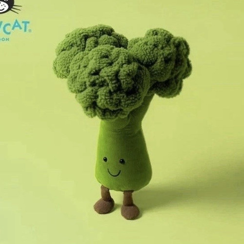 New jellycat broccoli soft toy - broccoli,