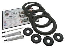 KEF Reference 105/3 Woofer Foam Surround Repair Kit Donut Dust Caps FSK-KEF104C