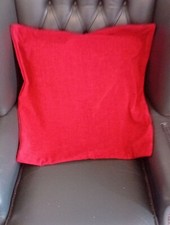 Deep Wine Red Chenille Cushion Cover