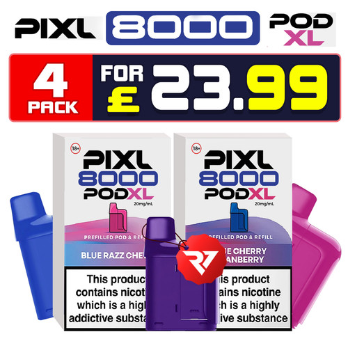 Pixl 8000 pods prefilled pod - pixl, |