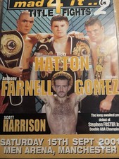 Boxing Program Ricky Hatton Vs