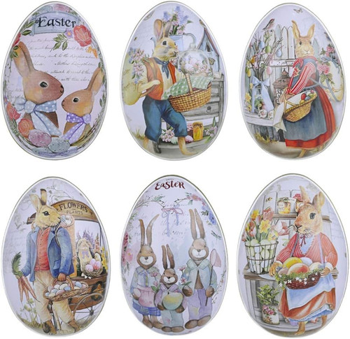 Tin box with easter - tin, rabbit