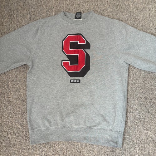 Stussy grey crewneck - grey,