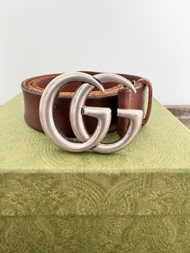 Gucci marmont double - gg, buckle