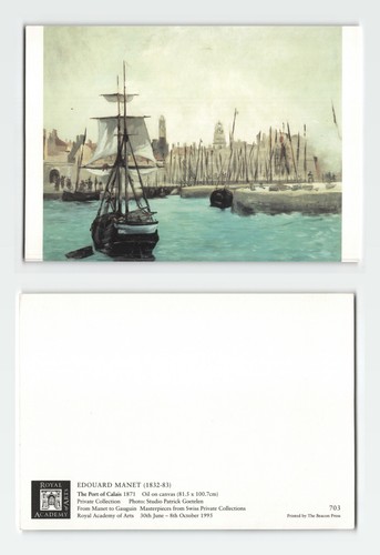 Vintage postcard edouard manet - vintage,