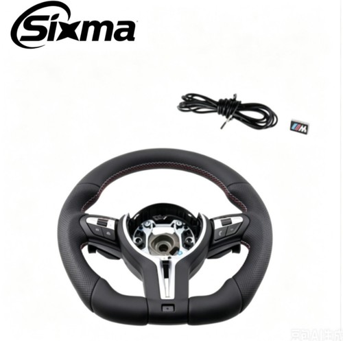 Sport full leather steering - leather,