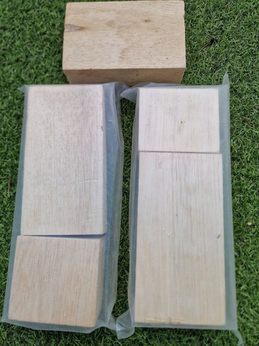 Balsa blocks aircraft model - rc,